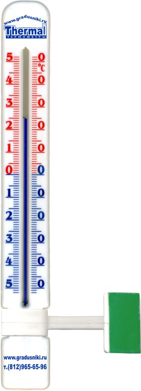 Термометр для пластиковых и деревянных окон ТПО-1 с логотипом